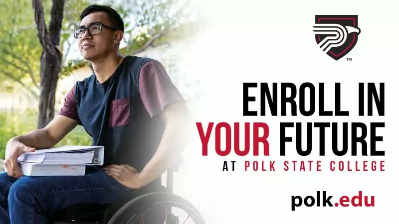 PolkState's tweet photo. Enroll at Polk State: 8-week classes start March 7 https://t.co/01v0Ohtxtz https://t.co/NksIZdZDAD