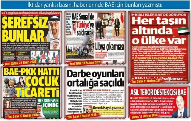 FirsatDedektif's tweet photo. "Darbeci, terör destekçisi, şerefsiz" BAE,

Şimdi "dost" BAE oldu. https://t.co/kPO8U5pScl