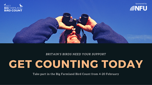 OwlBoxInit's tweet photo. Farmers and land managers across the country are taking part in the #BigFarmlandBirdCount. The count is an opportunity to understand what birds are present on your land and to see if the habitat provided is making a difference... #collectdata #citizenscience https://t.co/0PdRLxwhN5