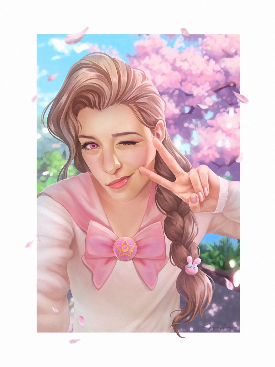 SofiAlexArt's tweet photo. Nothing is more fulfilling than making someone's day ☺️🌸 I made this fun piece as a part of the secret valentine's art trade this year. Thanks to @stumpyfongo wonderful art community for encouraging and supporting artists🤍 https://t.co/eIzF1QOJPm