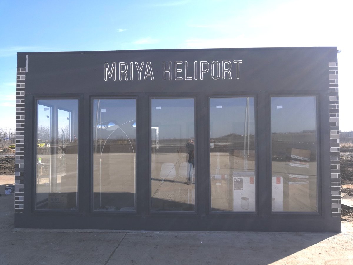 PrefabModular's tweet image. Комплекс модульных зданий вертолётной площадки. #modularprefab