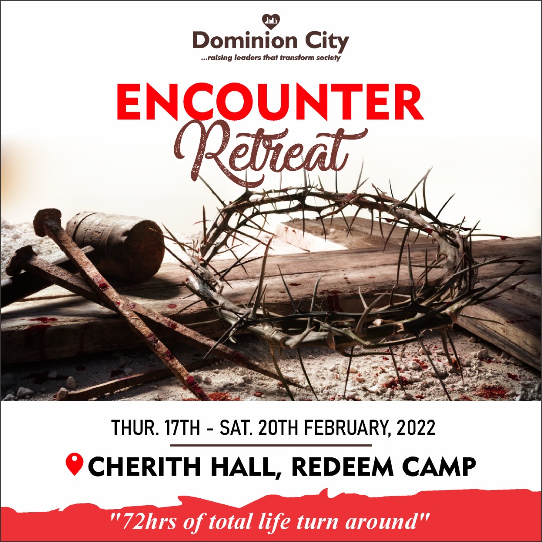 dominioncitylag's tweet photo. Do you need a deeper walk with God? Or do you have issues you are battling with and you want it sorted? This 72hours retreat has been designed just for you. 

Make out time, prepare your mind and get ready for a shift.

#DominionCity 
#EncounterRetreat
#72HoursWithGod https://t.co/c4bzoTZXko