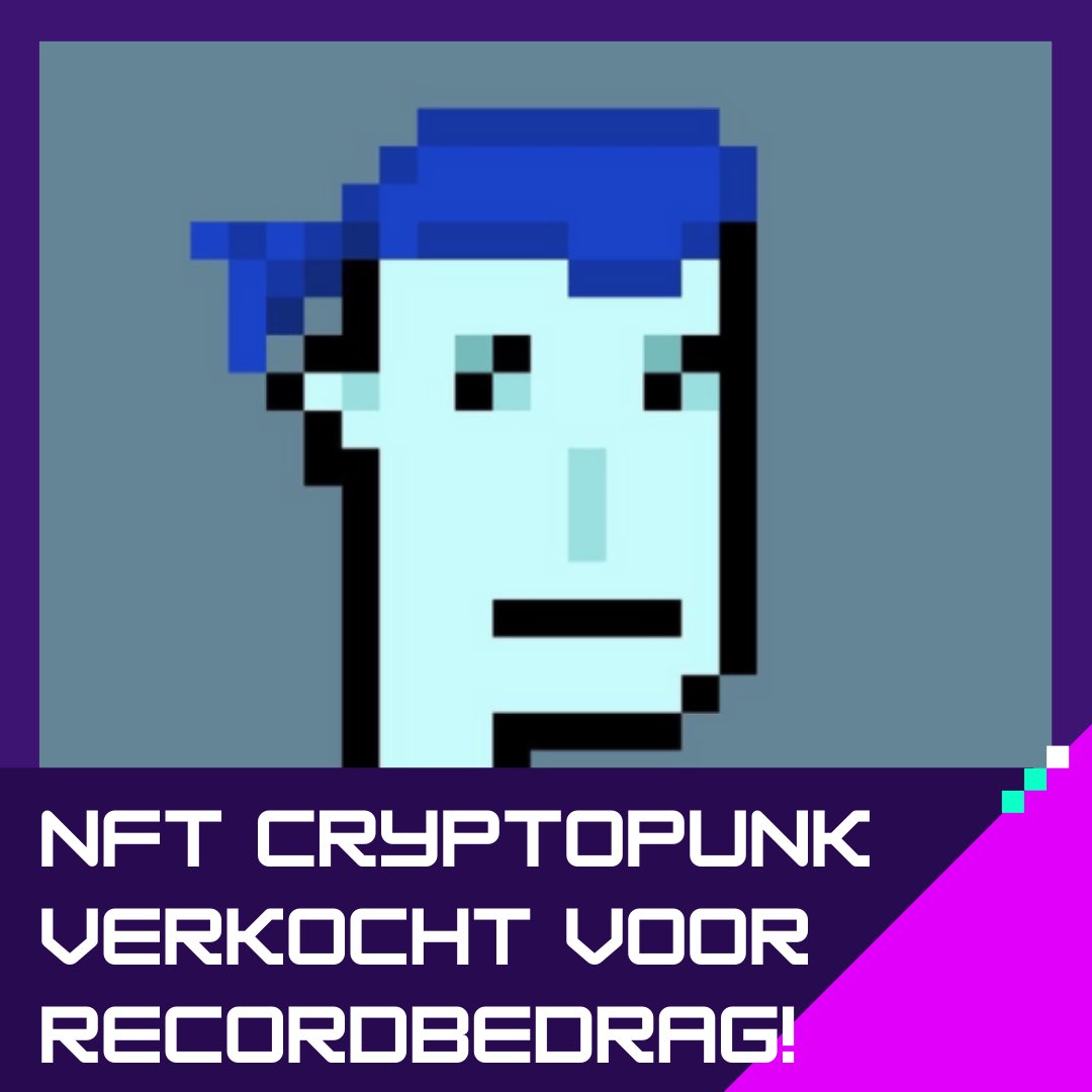 RudiNFT's tweet photo. CryptoPunk #5822 is verkocht voor een recordbedrag van 23,7 miljoen USD! Nummer 5822 is één van de negen alien-avatars van het project van Larva Labs.

#cryptopunks #nft #nfts #marketing https://t.co/chZmsL07pm