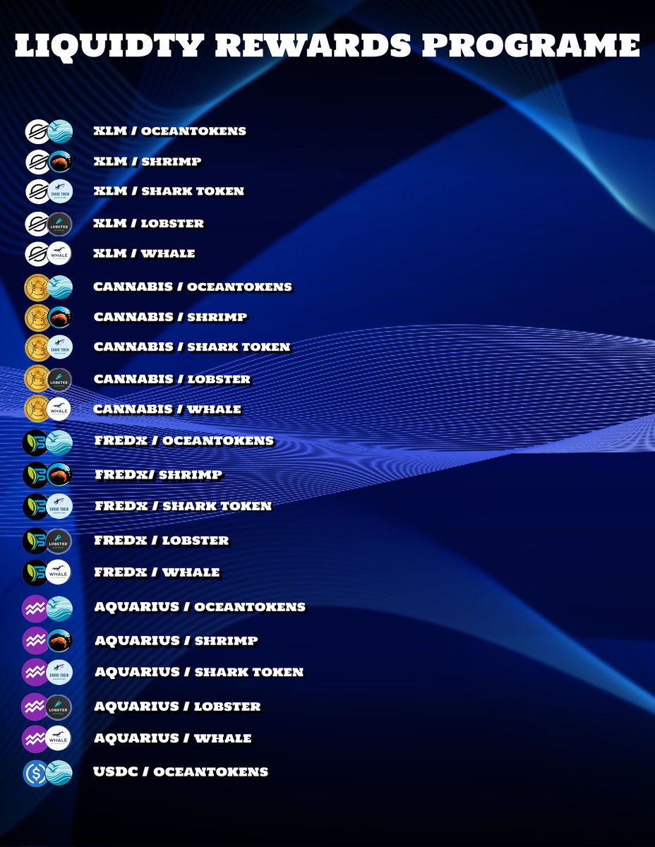 CryptoDuke6's tweet photo. @ShibinMeta Liquidity rewards are here ‼️🎁 You can go and check out our website https://t.co/wfOcRbUsdP to figure out how to add liquidity with @stellarxhq https://t.co/whYSx9qy5m @LumenatorJack @samconnerone @cannabis_token @Stellar_FR @aqua_token @dogstarcoin @StellarUpdate @energy_fred https://t.co/y1jFb2lBU1
