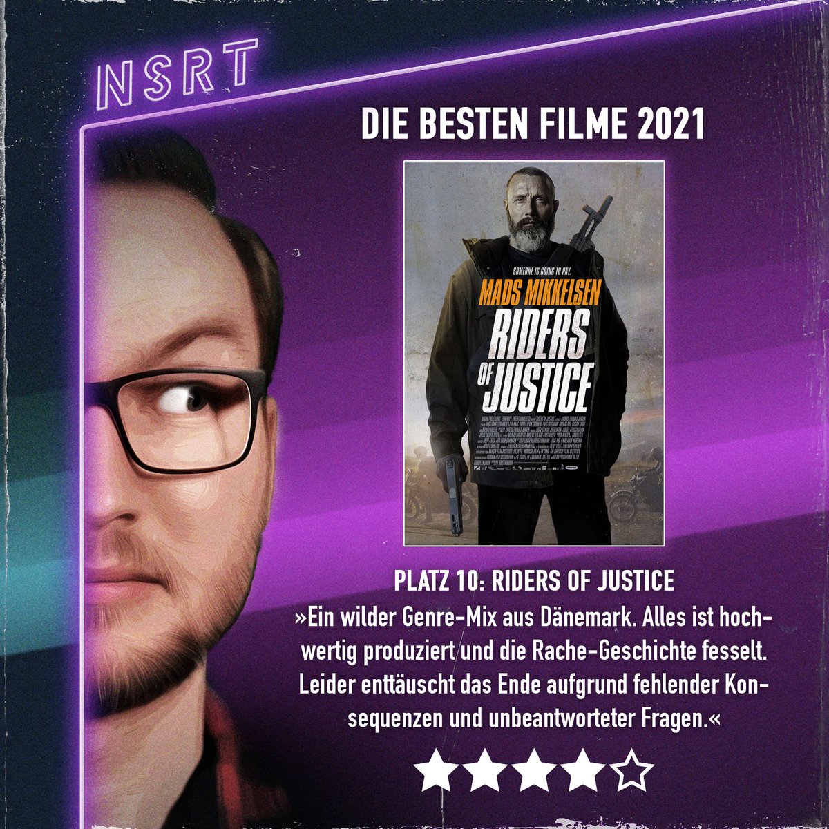 NSRTPodcast's tweet photo. 1/3
Es ist nie zu spät für einen Rückblick auf die besten Filme 2021! Normalerweise starten wir ja mit einer ganzen Sendung bezüglich unserer persönlichen Top 10.
#filme2021 #pigmovie #dontlookup #ticktickboom #ridersofjustice https://t.co/15br91fjoE