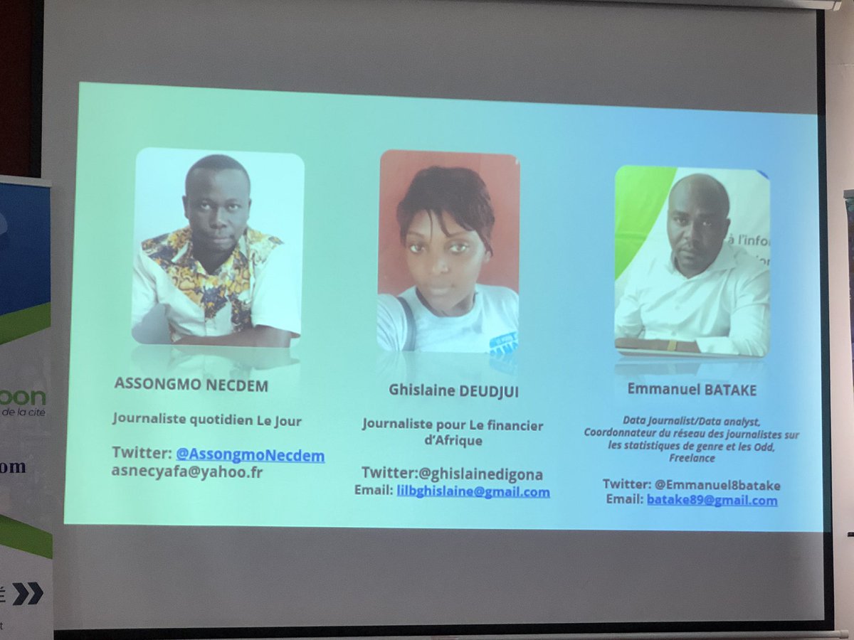 Asitchoma's tweet photo. Place à présent au trinÎme @AssongmoNecdem, @ghislainedigona et @emmanuel8batake qui ont travaillé durant ces 9 mois sur le financement des projets et programmes agricoles.
Ils ont sillonné 3 régions: Littoral (Moungo), Centre (Ntui &Mbam & Inoubou) Adamaoua
#MediaLabPourElles https://t.co/bD5Qp6cFRK