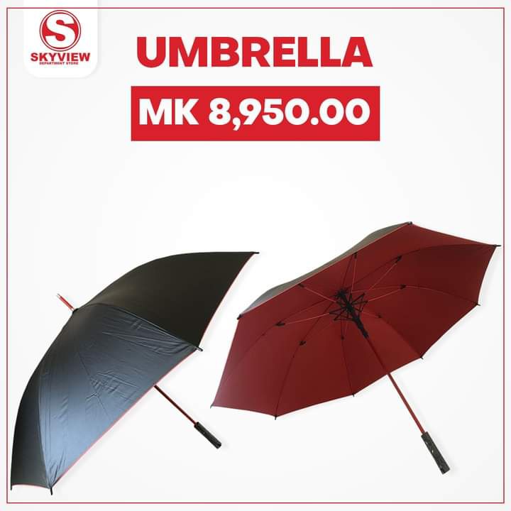 skyviewhub's tweet photo. Rodust Umbrellas ☔️🌂
MK8,950

Mvula ija nde yayamba. 🌧️

Here is our collection of umbrellas to get adequately prepared for the rainy season. #ExclusivelyAtSkyview.
 
#RainySeason #Malawi https://t.co/TWJAXcLDe7