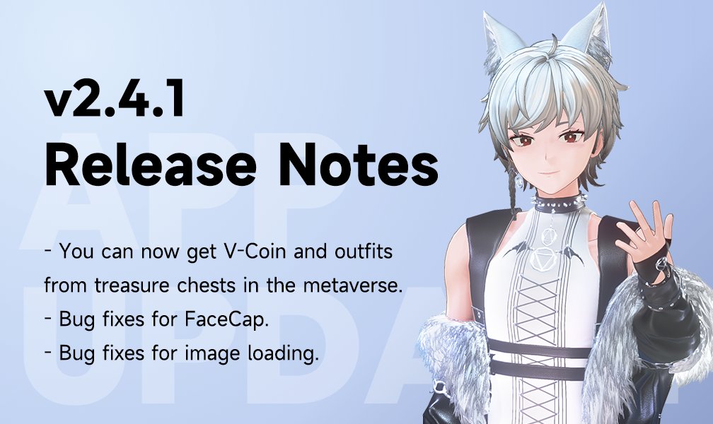 Vyou_Official's tweet photo. We will start new version 2.4.1 mandatory update today. https://t.co/Z3Llu4VSBK