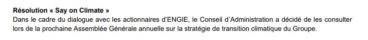 La société énergétique  <a href="/ENGIEgroup/">ENGIE</a> proposera sa stratégie de transition climatique au vote de ses actionnaires lors de son #AG2022 . 
La politique de vote de <a href="/Proxinvest/">Proxinvest</a> sur les #SayOnClimate est disponible en ligne (page 87 et 96) : proxinvest.com/wp-content/upl…