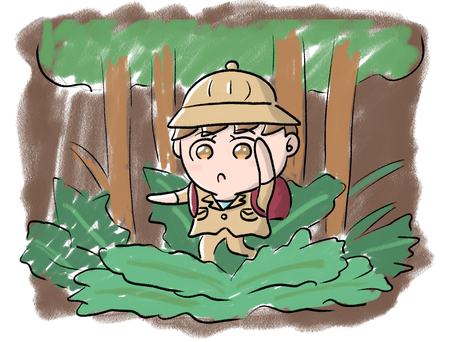 Aki こちらは趣味垢でーす ジャングルを探検する男の子 探検家をテーマにしたイラストです 絵本の挿絵っぽくするためにわざと余白や塗り残しを入れています イラスト かわいいイラスト Illustraion 男の子 こども イラスト好きさんと繋がりたい Aki こちらは趣味垢でーす ジャングルを探検する男の子 探検家をテーマにしたイラストです 絵本の挿絵っぽくするためにわざと余白や塗り残しを入れています イラスト かわいいイラスト Illustraion 男の子 こども イラスト好きさんと繋がりたい