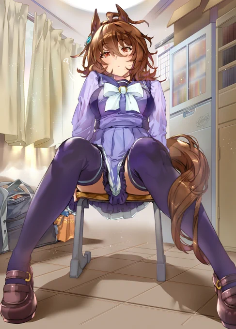 お座りタキオン #ウマ娘 