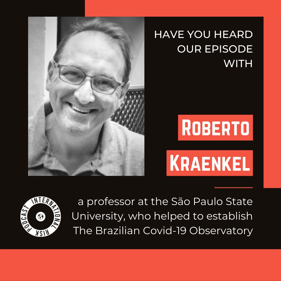 Roberto Kraenkel holds a PhD degree in Physics and his research focuses on mathematical modelling in Ecology and Epidemiology. Find the episode on your favourite streaming service or visit buff.ly/34Thh9g
#COVID19outbreak #epidemiology#saopaulo #sãopaulo #covid19brazil