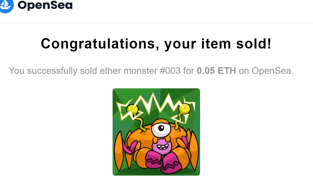 SMoonMonsters's tweet photo. BOOM! The crab from my Ethereum collection is sold to @CCJ_41! I am so happy that you joined our reasearch of the Ether Monsters! They are really special 👌💥 
#moonmonsters https://t.co/gEXDMlXAOF