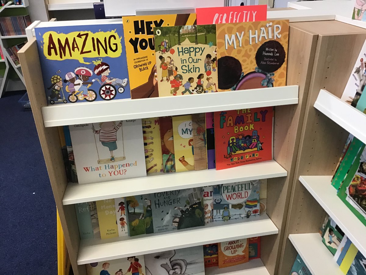 bulwell_c's tweet photo. Spending some time this half term sorting books in our school library. So proud to have so many books on diversity and inclusion on offer to our children. @chocpud85 @TransformTrust https://t.co/wXcWSrmgXR