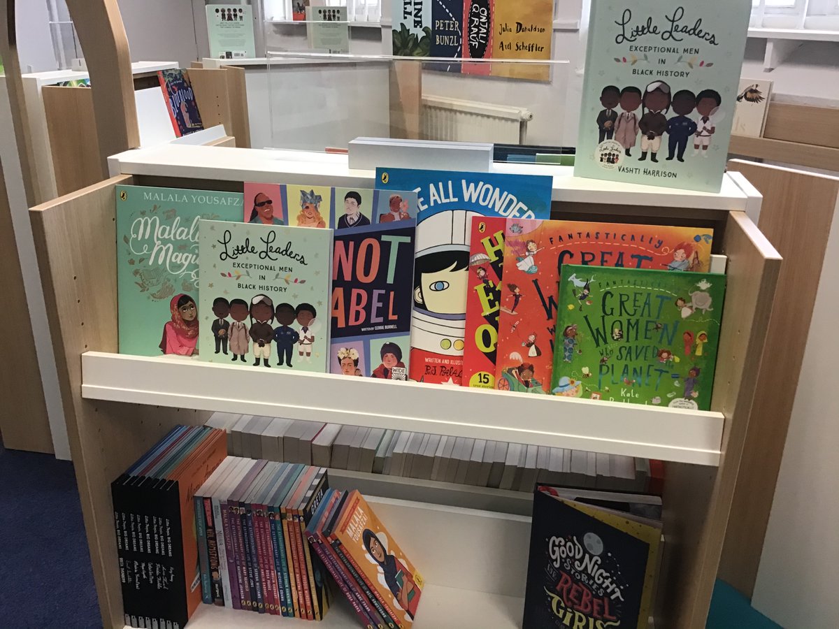 bulwell_c's tweet photo. Spending some time this half term sorting books in our school library. So proud to have so many books on diversity and inclusion on offer to our children. @chocpud85 @TransformTrust https://t.co/wXcWSrmgXR