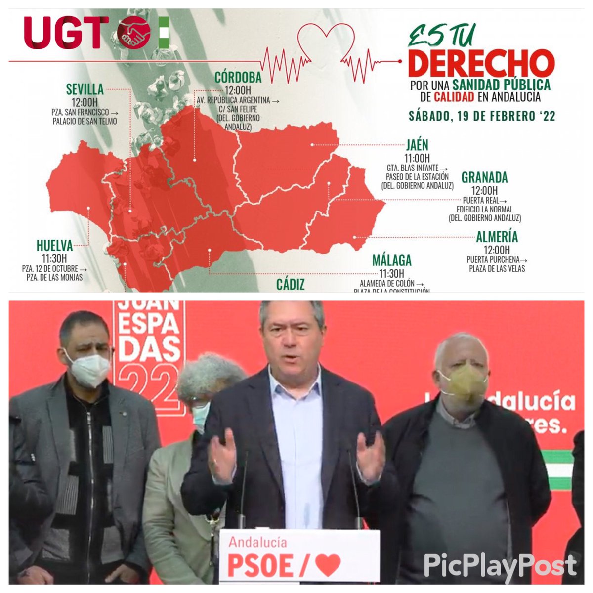 RafaZafra011's tweet photo. 🎤 #RuedaDePrensa de @_JuanEspadas:

👉 NO más despidos.
👉 MÁS recursos y estabilidad de plantillas.
👉 UNA carrera profesional digna.
👉 RECUPERAR una atención primaria, que está colapsada.

El 19F, #DefiendeLaSanidadPúbica.

#LaAndalucíaQueQuieres
#JuanEspadas22
#Movilízate https://t.co/Vq9gyiS9Hb