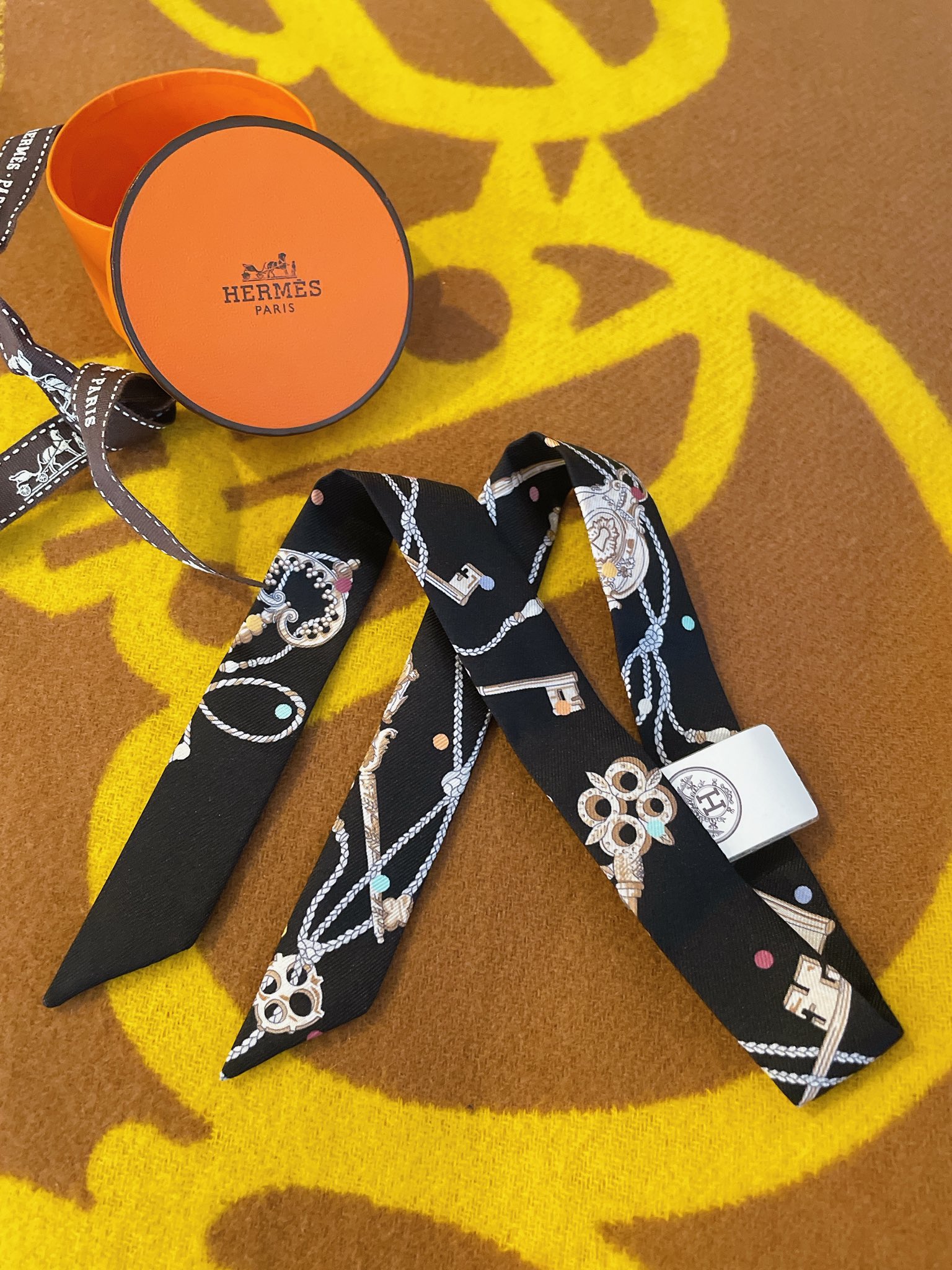 エルメス　ティペット　超レア未使用ソルド品❣️ org.jpg