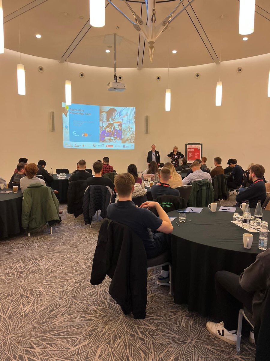 Almost 50 <a href="/InnovationMids/">Midlands Innovation</a> technician apprentices have joined us at <a href="/georges_park/">Friends of Georges Park</a> today for the official launch of our Apprentice Knowledge Cafe

We now have 5 different Knowledge Cafes which aim to share best practice, create opportunities for networking &amp; empower technicians