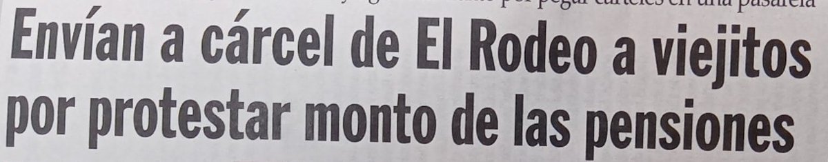 tulioalvarez's tweet photo. Titular de La Voz #15Febrero

El régimen decidió "dignificar" a los pensionados. https://t.co/njrNfo1U9d