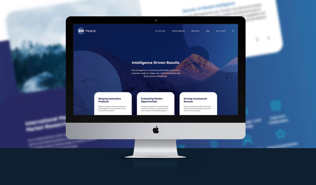 The new-look #IDRMedical website provides a look that aligns with their service offering and assures visitors of the quality they will receive. Looking for a new website for your company or a revamp? <a href="/ThriveHQ/">Thrive</a> is here to support you! ✨ 

View project: bit.ly/3fZ7sJ3