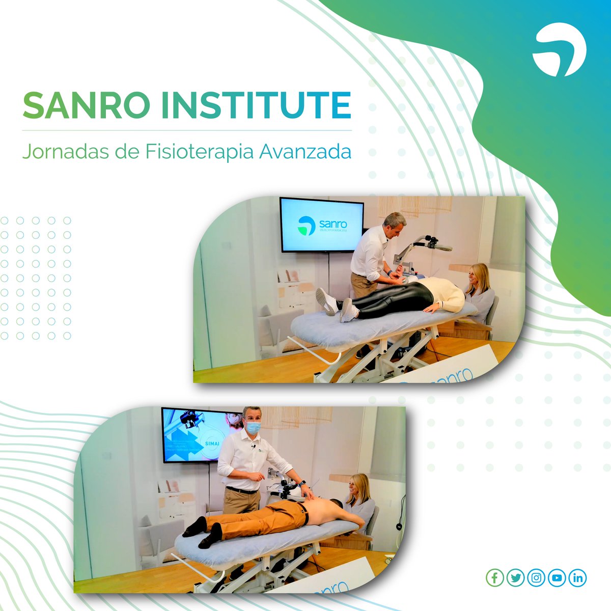 SANRO Electromedicina (@sanro_oficial) on Twitter photo 🙋🏻♀️El pasado viernes 11 de febrero📆estrenamos nuestro #SanroInstitute🏫una Jornada de #FisioterapiaAvanzada que fue un GRAN ÉXITO🥳gracias a nuestros ponentes <a href="/mariofisio1/">Mario Navarro Leo</a> y <a href="/alejandroconde9/">Alejandro Conde</a> y a todos los que estuvisteis presentes recibiendo una #FormacióndeCalidad☺️ 🙋🏻♀️El pasado viernes 11 de febrero📆estrenamos nuestro #SanroInstitute🏫una Jornada de #FisioterapiaAvanzada que fue un GRAN ÉXITO🥳gracias a nuestros ponentes <a href="/mariofisio1/">Mario Navarro Leo</a> y <a href="/alejandroconde9/">Alejandro Conde</a> y a todos los que estuvisteis presentes recibiendo una #FormacióndeCalidad☺️