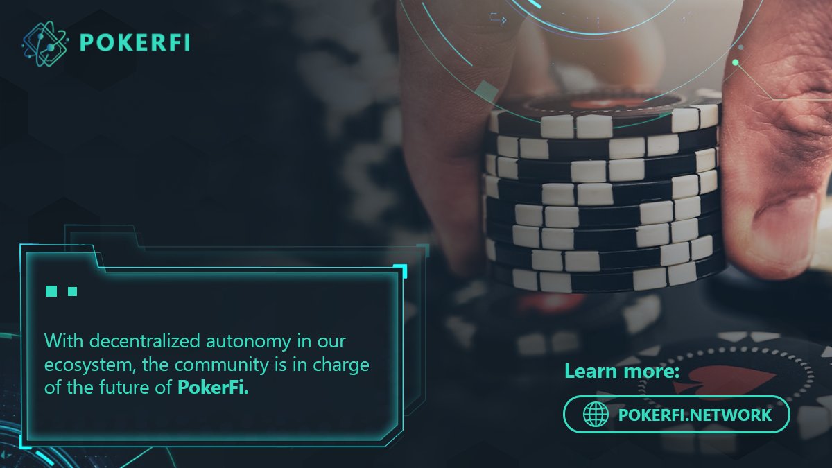 With #decentralized autonomy in our #ecosystem, the community is in charge of the future of #PokerFi.

$PKS #NFTs #PKS #NFT