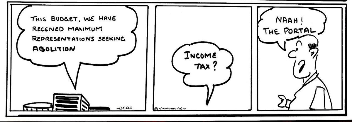 bcasglobal's tweet photo. From the lighter elements of BCA Journal (February 2022) cartoons by CA Vinayak Pai.Β
#BCAJ #BCAS #BCASGlobal #BCASvoice #Cartoon #CA
@VinayakPaiV https://t.co/bzQzXcP7yz