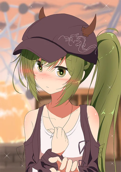 手をつないで欲しそうな鞍山
このスキン可愛すぎて即買いでした!
#アズールレーン 
#アズレン 