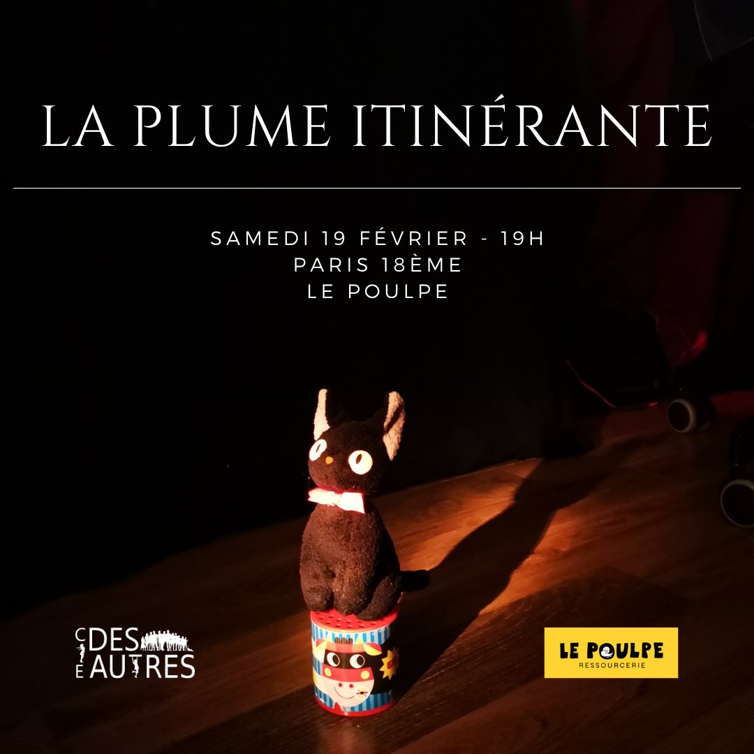 Plume Itinérante x Le Poulpe | 19 février 19h - mailchi.mp/6c0e66f870f3/a…