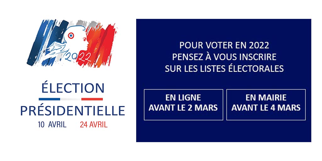 Lancement d'une campagne multi-supports pour rappeler les échéances d'inscription sur les listes électorales. #Presidentielle2022