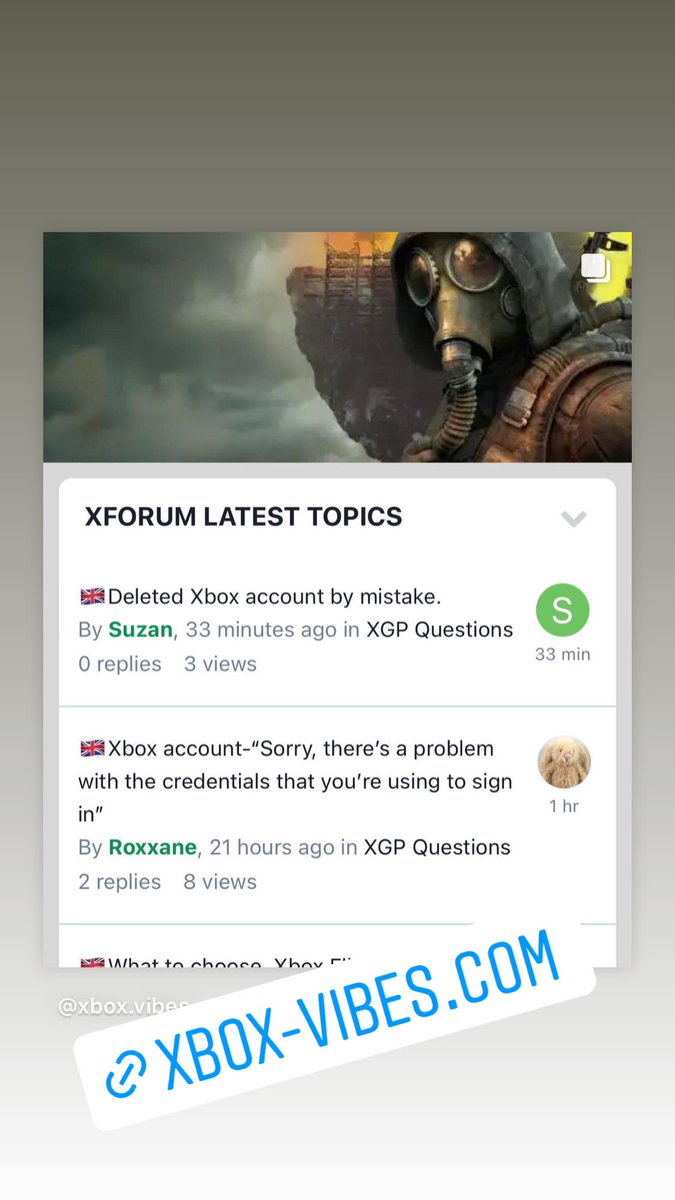 VibesXbox's tweet photo. https://t.co/FkOh2lXW1d
Great to see new registrations and more topics every week.
#xbox #xboxone #xboxissues #xboxtroubles #xboxcontroller #xboxforum #xboxvibes #xboxcommunity https://t.co/S6YBukpLBu