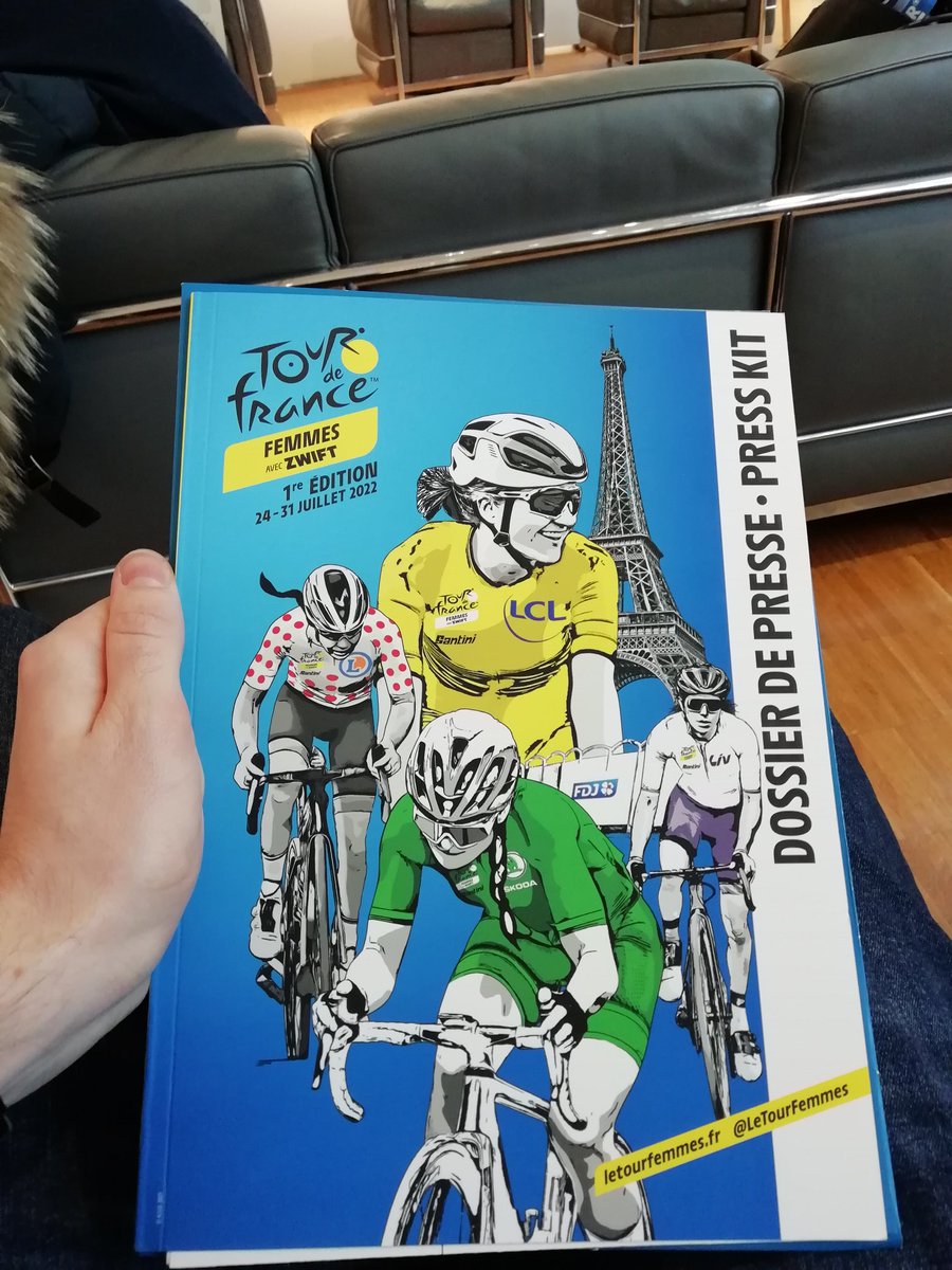 adrienbeaujean's tweet photo. Christian Prudhomme, directeur du @LeTour, @Roussemarion, et @JeanROTTNER présentent la 1ère édition du Tour de France Femmes avec Zwift, dont 6 étapes sur les 8 programmées se dérouleront dans le @regiongrandest ! #cyclisme https://t.co/IPFZKZD7lZ