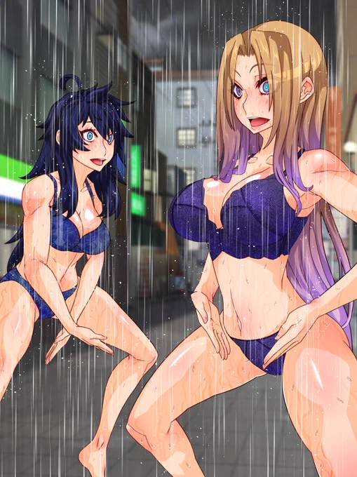 雨の中の無限ハイグレママ編 