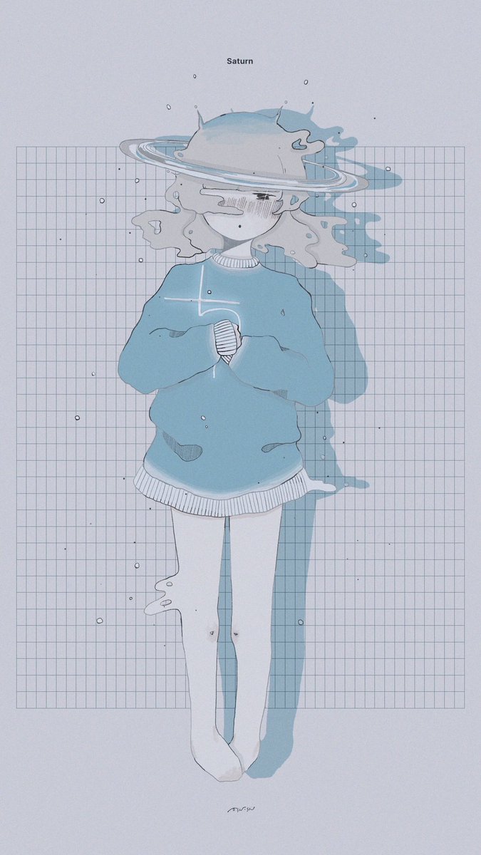 「#冬の創作クラスタフォロー祭

爽やかに病んだり、宇宙でふたりきりになったり

」|からんころんのイラスト