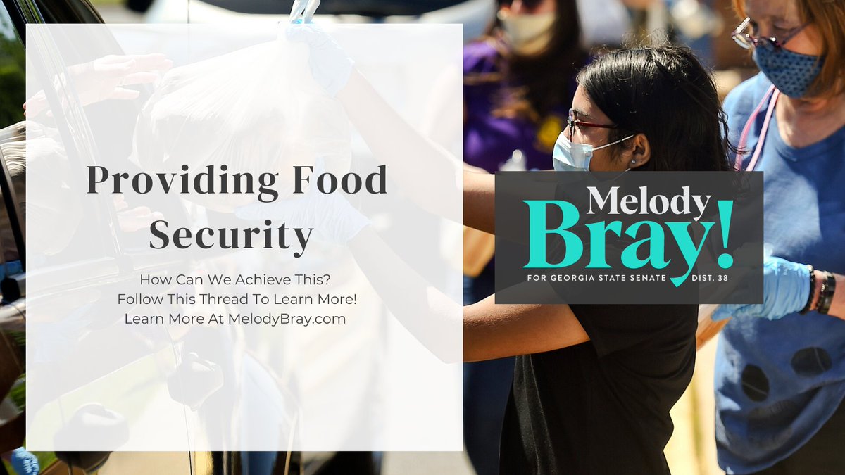 brayforgasenate's tweet photo. As your State Senator, Melody will forge partnerships between those organizations already doing work to support metro Atlantans who need food security by connecting them with the state resources they need to expand their reach and increase their impact. #BrayForSenate #Atlanta https://t.co/vwOCF0EJNW