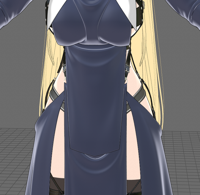 ホールド感多めの方がホールドされてる趣向的に良いかなと思ってたけどハイレグ欲の高まりによってハーネス部分をハイレグ化してみるテスト
こうなると股間ガードもハイレグ化したくなっちゃうのだわ 