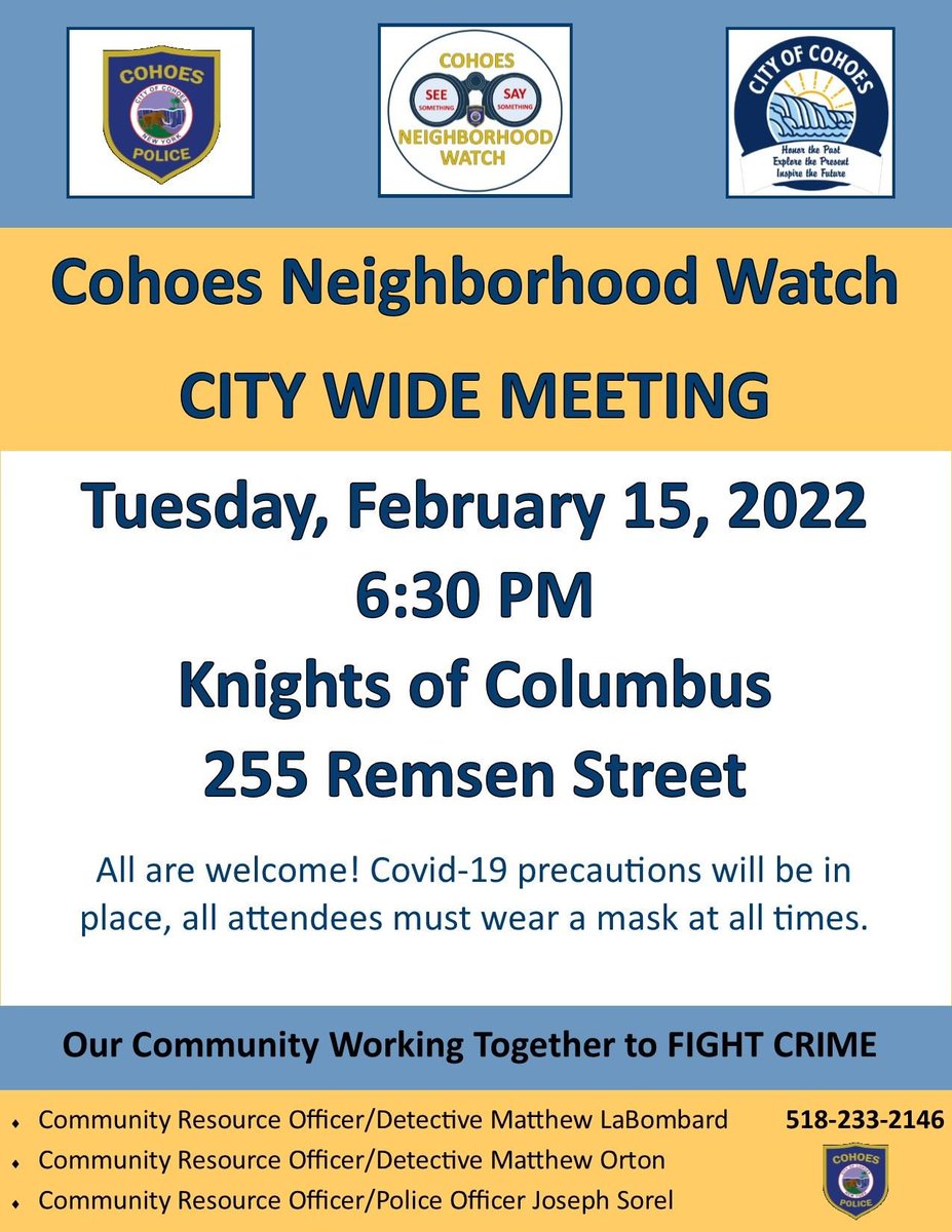 ChooseCohoes's tweet photo. Check out this event for Cohoes, NY https://t.co/8wjC91QSwf https://t.co/ekthfe9XoX