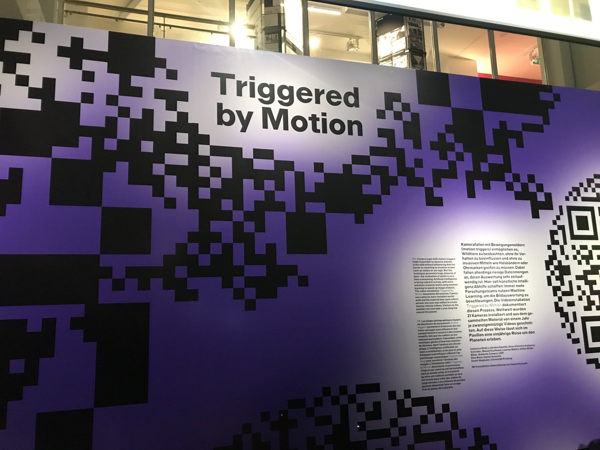 A fraction of my PhD, our camera-trap study on large-mammals in Turkey w/ @arpatoz  <a href="/anilsoyumert/">anil soyumert</a> and <a href="/x0alper0x/">Alper Ertürk</a> made it to @PlanetD1gital exhibition at the <a href="/musgestaltung/">Museum für Gestaltung Zürich</a> Zurich! Thanks to the UZH <a href="/GraduateCampus/">UZH Graduate Campus</a> for including us to the <a href="/MotionTriggered/">Triggered by Motion</a> project! It was a bliss✨