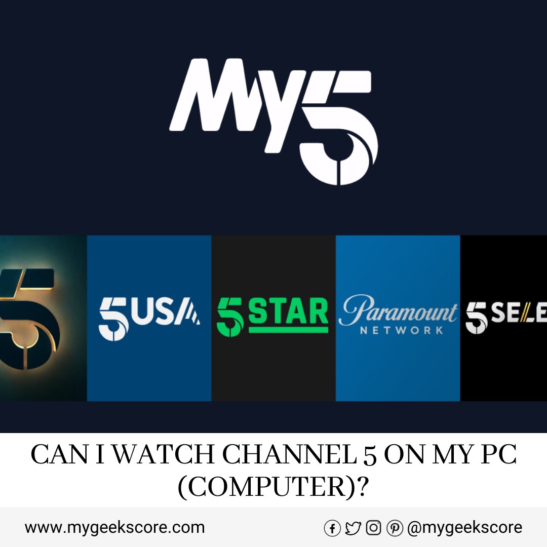 mygeekscore's tweet photo. Can I Watch Channel 5 On My PC (Computer)?
-
Read the full article on: https://t.co/M6Bc2sU82e
-
#channel5 #computers #Ondemand #My5 #technology #Software #application #UnitedKingdom #programming #TV #MyGeekScore https://t.co/zG4S9055JR