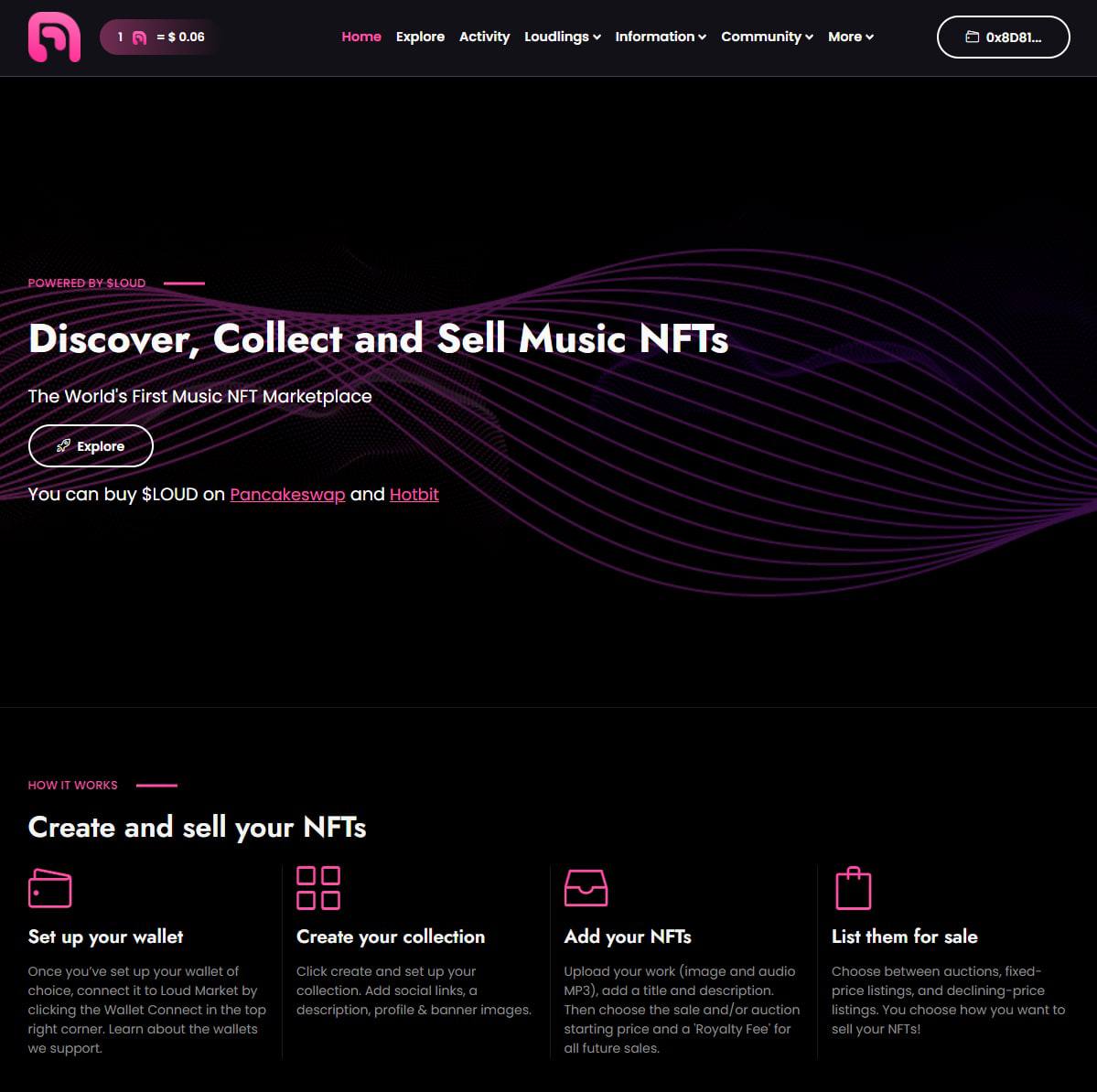 Loud Market - Music NFT Marketplace tweet media