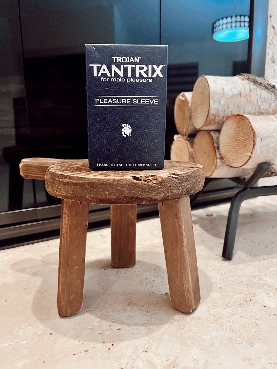 A night alone by the fire can do wonders for your wood. Celebrate #SinglesAwarenessDay with Trojan Tantrix and watch sparks fly. ✨ amzn.to/3BoDwQo