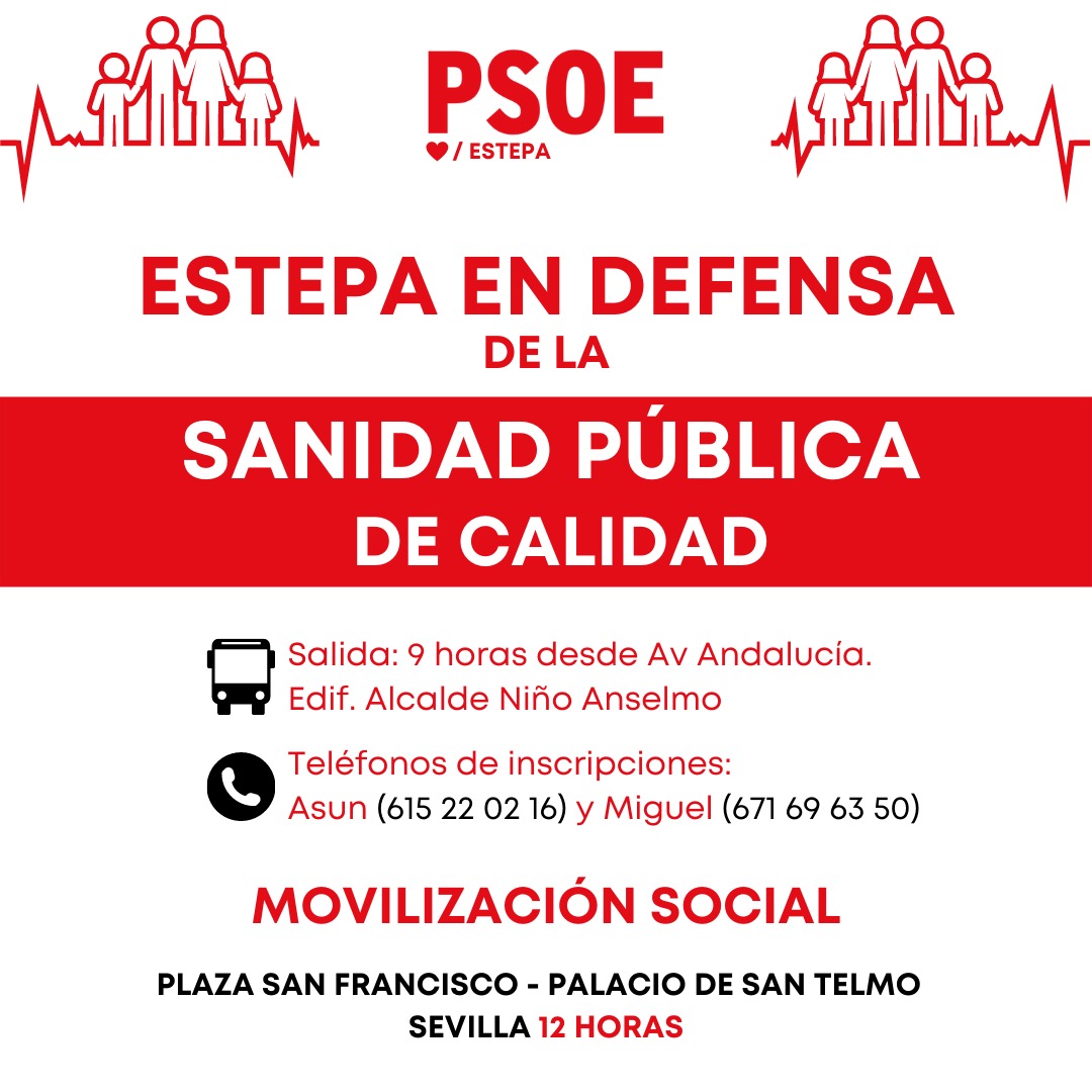 DgamitoR's tweet photo. En Estepa defendemos la #SanidadPublica, digna y de calidad, por eso nos movilizamos ante la falta de respuesta del presidente de la Junta de Andalucía ante las propuestas que le hicimos para mejorar los servicios en el centro de salud de nuestro pueblo y en nuestro hospital https://t.co/5RRduEUAAA