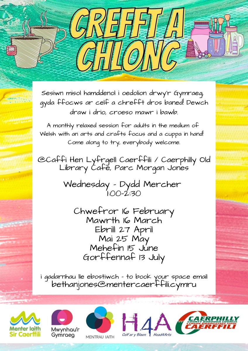 Head4arts's tweet photo. Crefft a Chlonc! / Craft and Chat!οΏ½οΏ½οΈπ΄σ §σ ’σ ·σ ¬σ ³σ Ώ
@mentercaerffili
#head4arts #h4a #mentercaerffili #head4learning
#head4happiness https://t.co/mGyebOlQOc