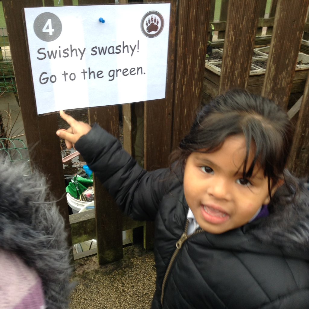 ECS_Keighley's tweet photo. Awe and wonder as the Reception children followed the cryptic  treasure hunt clues to find the lost bears. Each child has chosen, adopted, named and labelled their own bear. What a surprising and exciting morning! #superdetectives #purposefulreading #teamwork #puredelight https://t.co/Y3E2DdoPKs