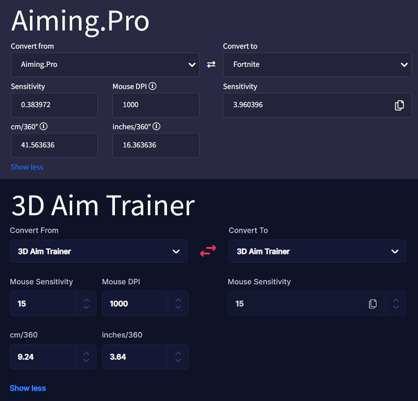 Aiming.Pro on X: 3D Aim Trainer with a slick new sensitivity