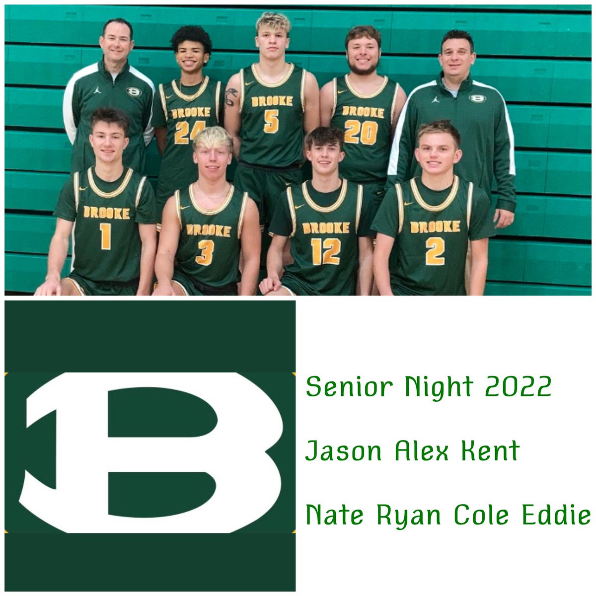 JimmySperlazza's tweet photo. Bruins looking for win #11 tonight  as we honor our 7 Seniors  ….. host Indian Creek with JV tip 5:45.
@BHSSTUDENTSEC21 @brooke_boys https://t.co/vcwvSsmJw8