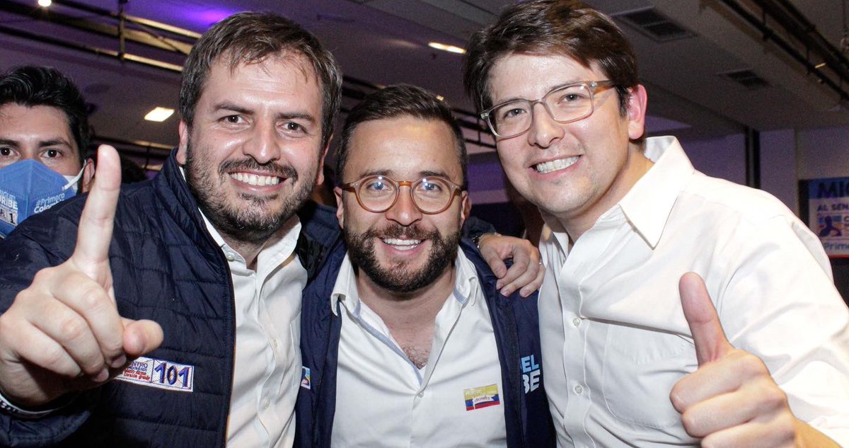 ABarriosBernal's tweet photo. Nos mueve Colombia, nos mueve una fuerza imparable con una convicción clara, una pasión por dejar un legado de servicio a nuestras generaciones.

Feliz de respaldar a @migueluribet y @AForeroM al Congreso de la República junto con nuestro maravilloso equipo @creyentescol https://t.co/Q7qtCKbuh9