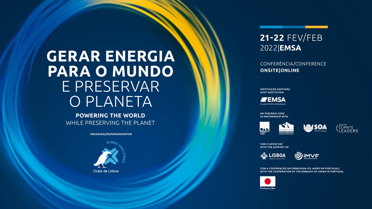 "Gerar energia para o mundo e preservar o planeta" é uma conferência híbrida que junta
ativistas, peritos, académicos e líderes para discutir a transição energética.
21 e 22 de Fevereiro na EMSA e online
Mais informação: bit.ly/3oqOEqS
#gerarenergia