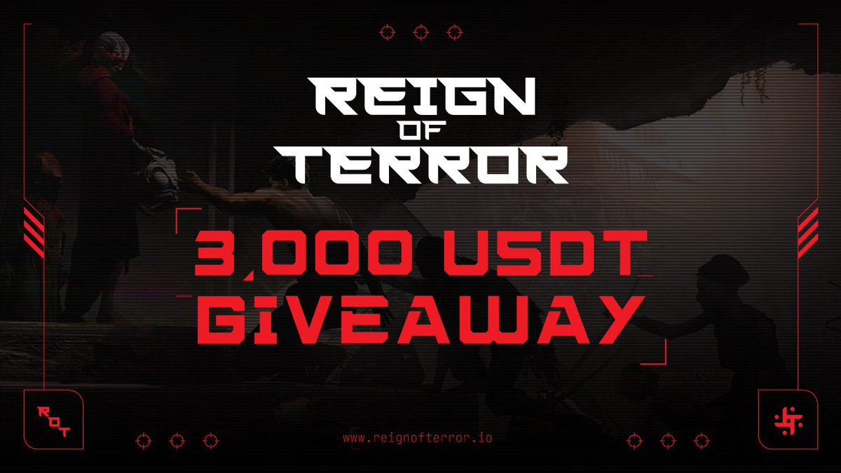 Reign of Terror (@rotthegame) on Twitter photo 📣 #ReignOfTerror Community Giveaway is live now!
🎉 Total for airdrop: 3,000 USDT
⏩ Use our airdrop bot in Telegram: t.me/ReignOfTerror_…
🗓️Airdrop End: 25th February.
🗓️Airdrop Distribution: Within 20 days after airdrop ends! <a href="/airdropinspect/">Airdrop Inspector</a>
$RoT #solana #gaming 📣 #ReignOfTerror Community Giveaway is live now!
🎉 Total for airdrop: 3,000 USDT
⏩ Use our airdrop bot in Telegram: t.me/ReignOfTerror_…
🗓️Airdrop End: 25th February.
🗓️Airdrop Distribution: Within 20 days after airdrop ends! <a href="/airdropinspect/">Airdrop Inspector</a>
$RoT #solana #gaming