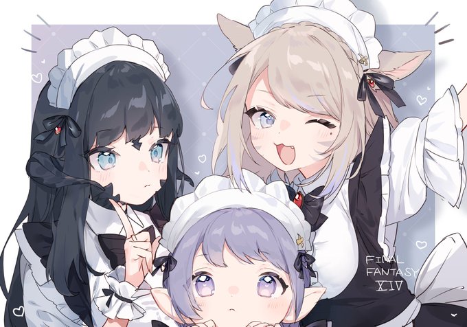 「獣娘 アウラ(FF14)」のTwitter画像/イラスト(新着)｜5ページ目